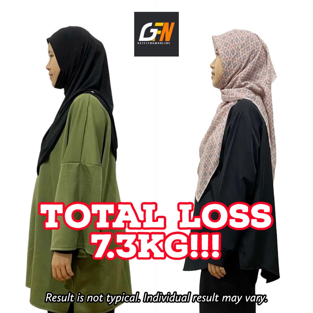 Peserta GETFIT — Total Loss 7.3kg