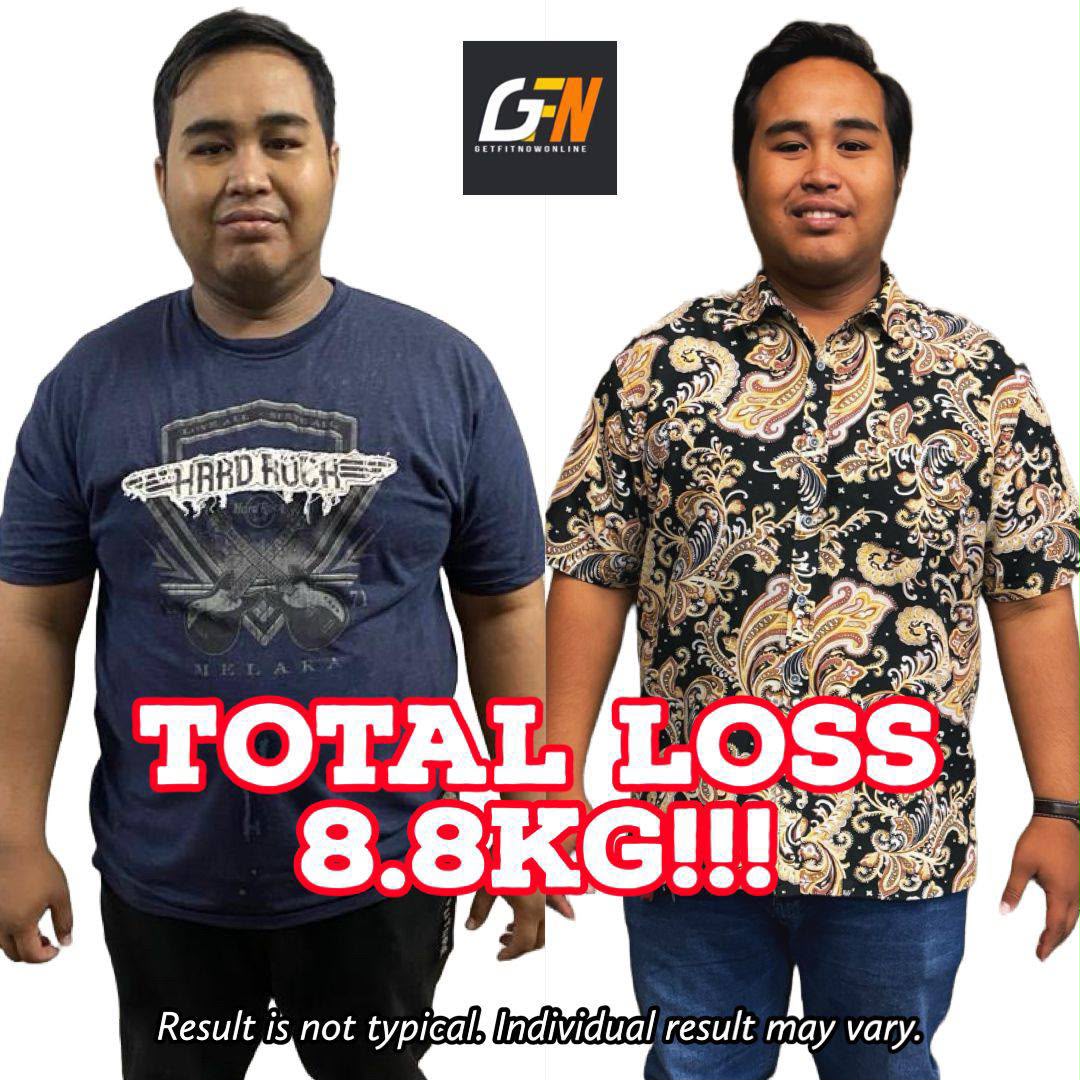 Peserta GETFIT — Total Loss 8.8kg